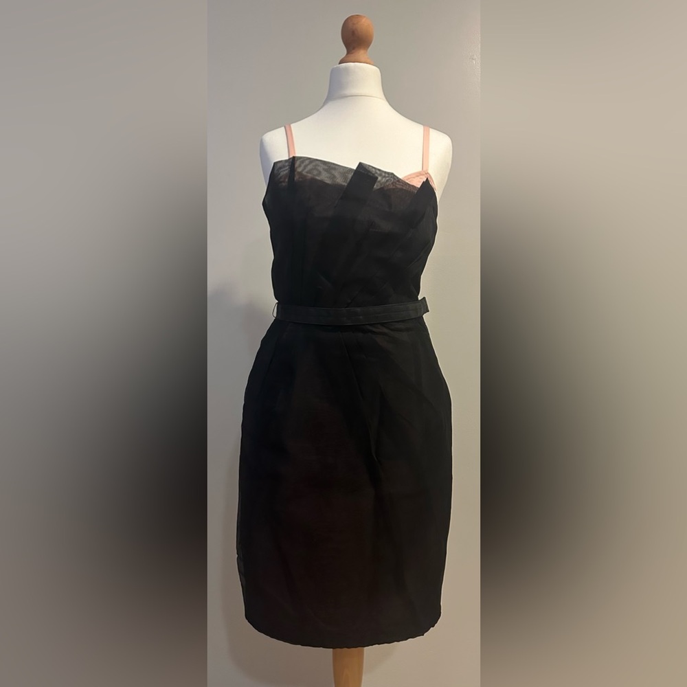 Marc by Marc Jacobs retro glam cocktail dress silk lining taffeta shell